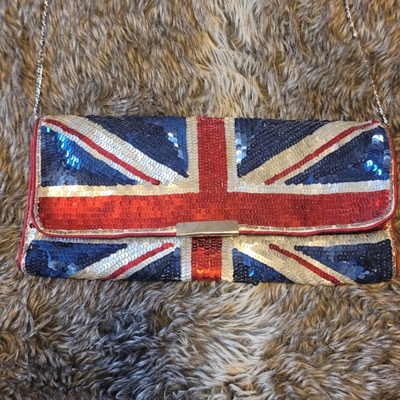 Union Jack flag crossbody purse - Picture 4 of 5